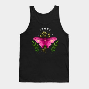 Celestial Floral Moth Tank Top